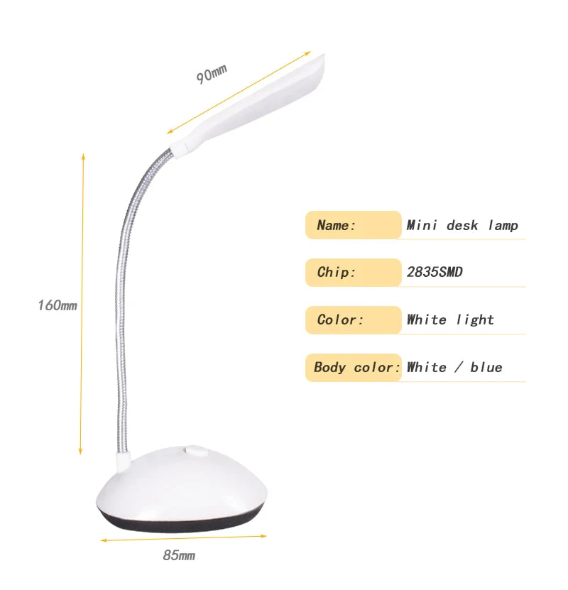Lamp Table Lamp LED Desk Lamp Eye Protection Lamp AAA Battery Reading Book Lights Reading Lamp Desk Lights Morden Lamp2021 New
