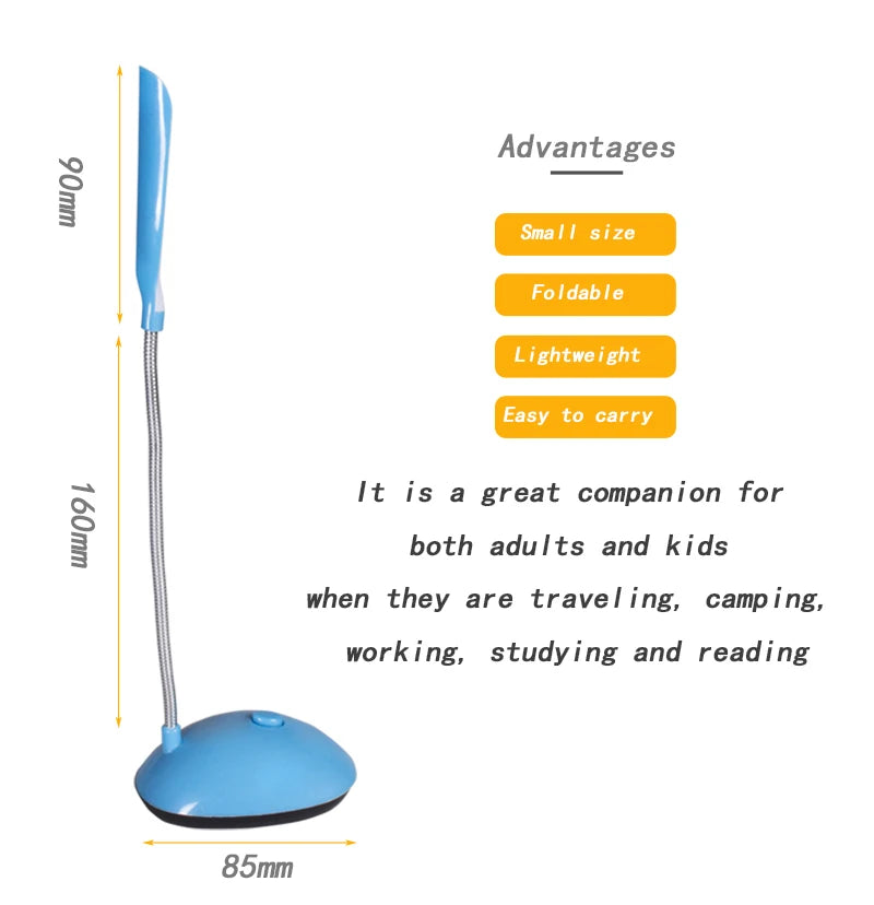 Lamp Table Lamp LED Desk Lamp Eye Protection Lamp AAA Battery Reading Book Lights Reading Lamp Desk Lights Morden Lamp2021 New