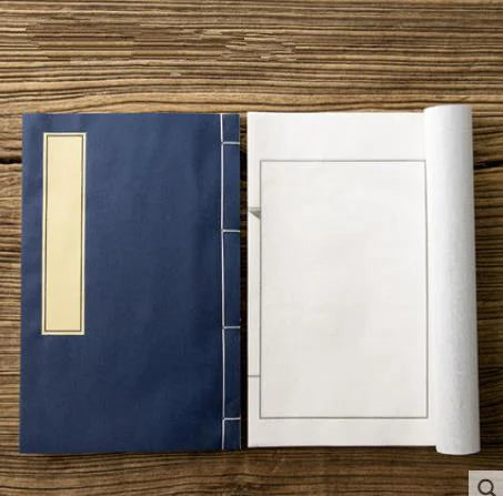 Blank Antique Thread-bound Book Vertical  Xuan Beginner Calligraphy Rice Paper