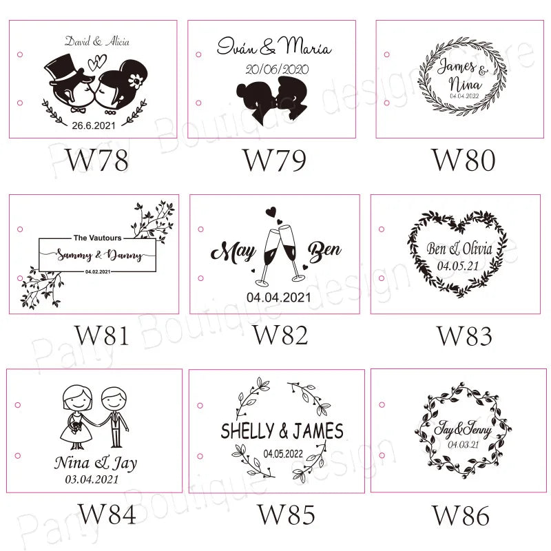 Personalized Wedding Guest Book, Wedding Photo Album Gift Custom Bride & Groom Wooden Kraft Guest Book