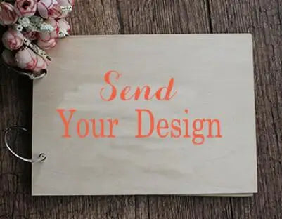 Rustic Wedding Guestbook Engraved Wedding Guest Book  Personalized Wooden Guestbook