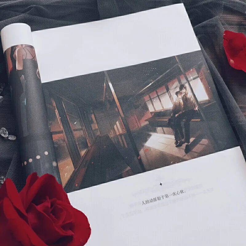 2 Books/Set Little Mushroom Chinese Novel Volume1+2 Lu Feng, An Zhe  Youth Literature Campus Adult Love Fiction Book