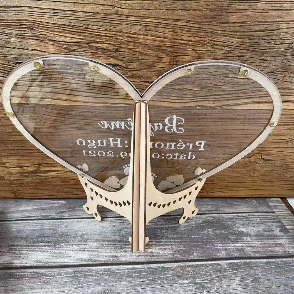 Personalized  Signature Baptism Guest book Kids Name Date Baptême For Baptism Party Decoration Batby Shower