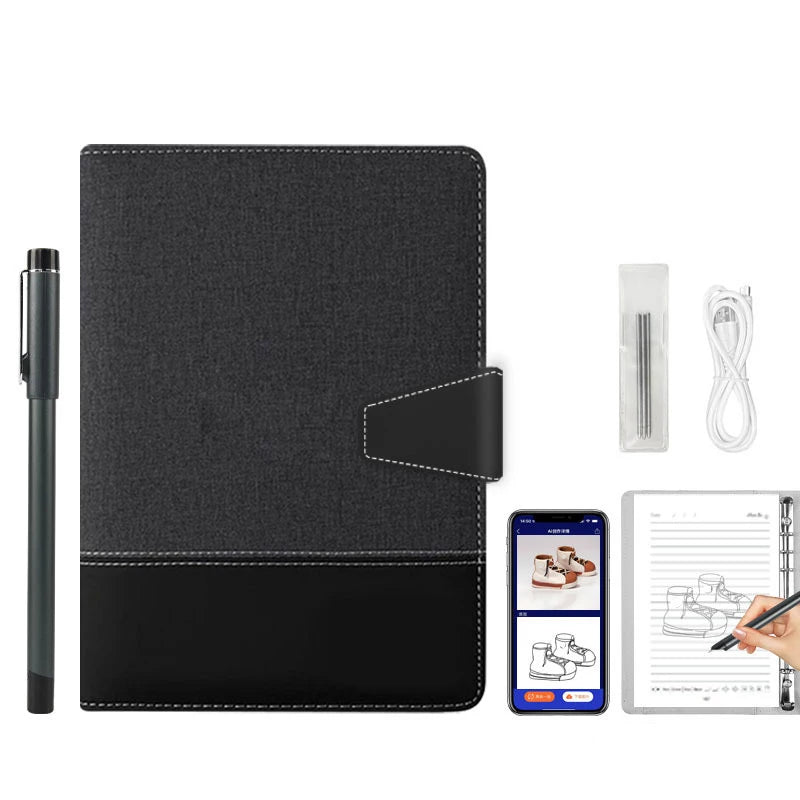 Digital Handwriting Note Book Smart Sync Pen Diary Writing Set Cloud Notebook AI,Voice Drawing Bluetooth Real-time Transmission