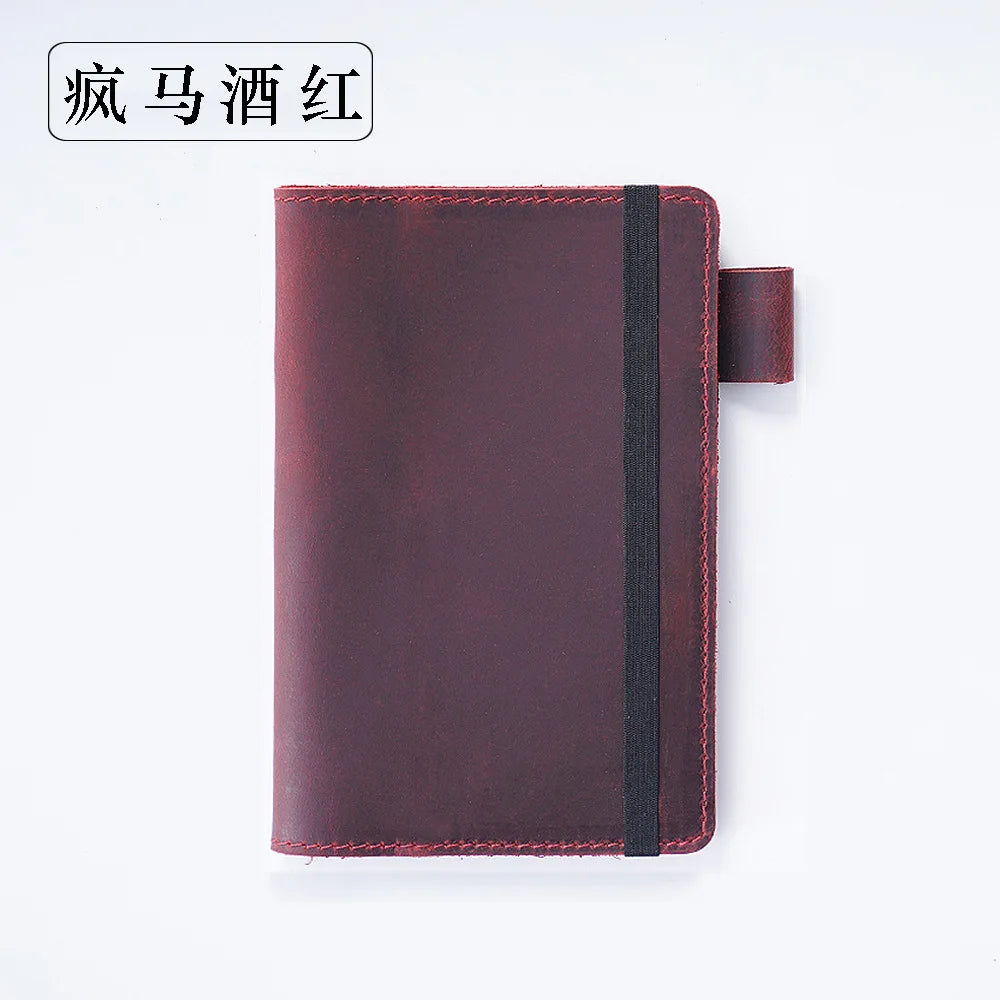 Travel Note Book Wax Thread Sewing Journal Genuine Leather Notebook Handmade DIY  Men Women Exquisite Gift Retro Durable Planner
