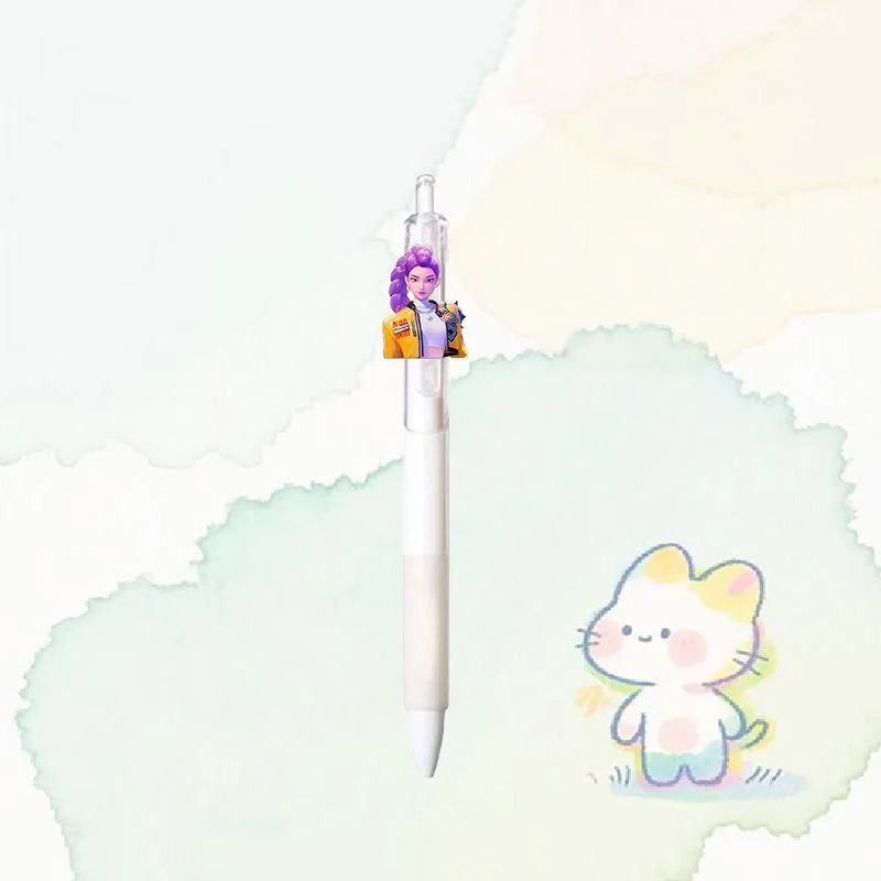 Kpop DDemon Hunter Notebook Acrylic Loose Leaf A7 Notebook Creative Rumi Mira Zoey Saja Cartoon DIY Notebook Student Stationery