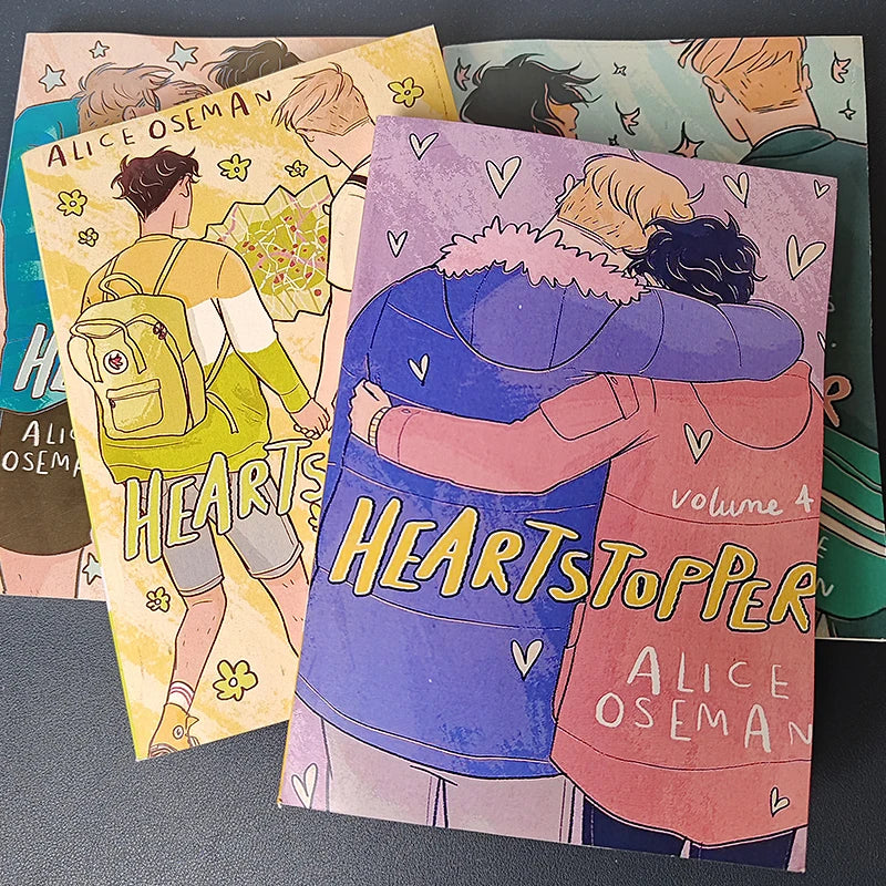 1 Book Heartstopper Series Volume 1/2/3/4 Books to read By Alice Oseman Heartstopper Books in english spreen books selectable