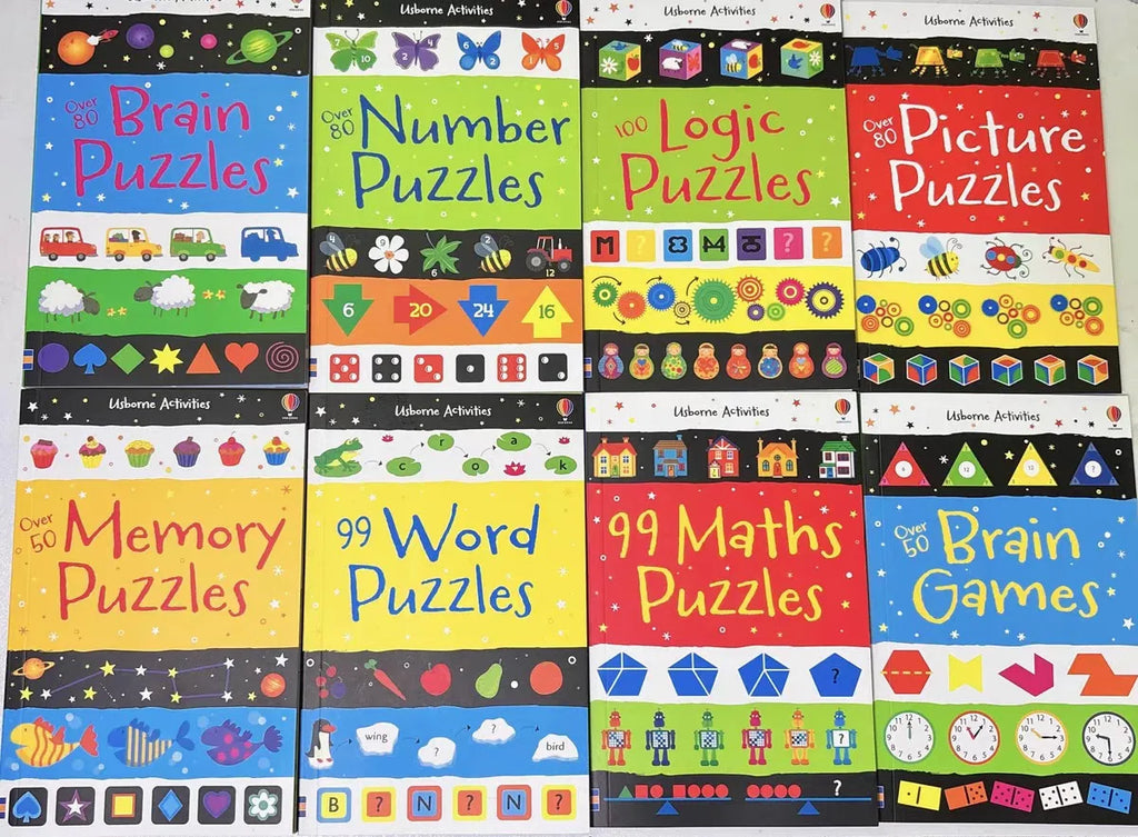 Sudoku Memory Connected Children's Puzzle Book Math Puzzles Game Activity Book 99 Maths Puzzles