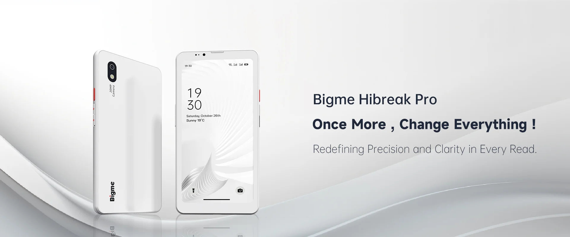 BIGME Hibreak Pro ebook reader 6.13'' E-ink screen Electronic book 300PPI Android 14 Open System 8+256GB ereader tablet with NFC