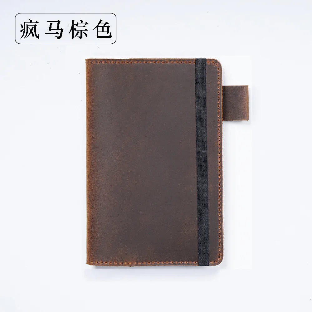 Travel Note Book Wax Thread Sewing Journal Genuine Leather Notebook Handmade DIY  Men Women Exquisite Gift Retro Durable Planner