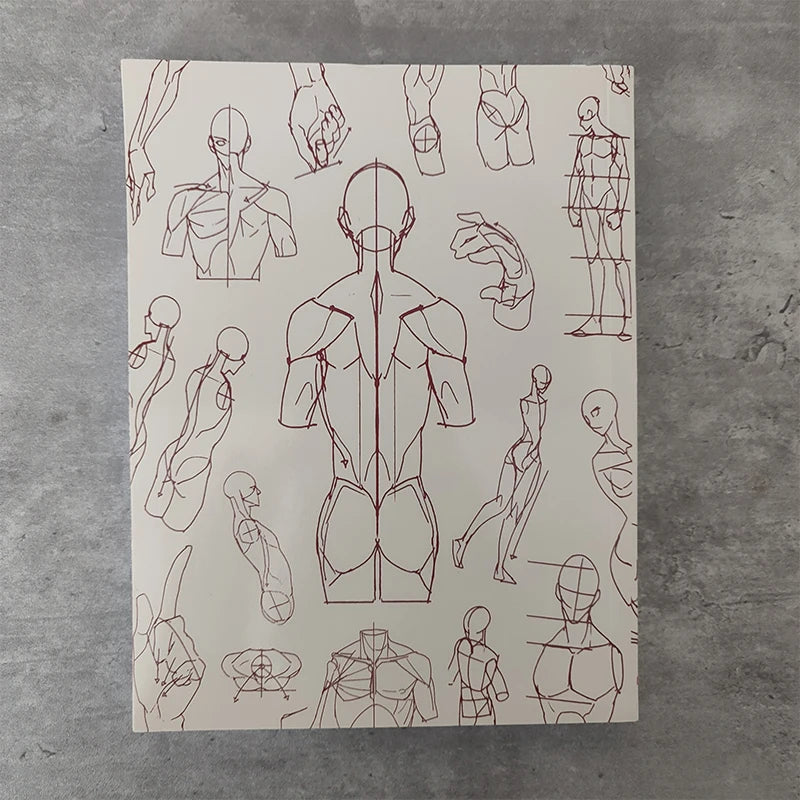 Korean Painter's Secret Character Quick Drawing Book Art Book Human Body Structure Modeling Hand-painted Technique Books
