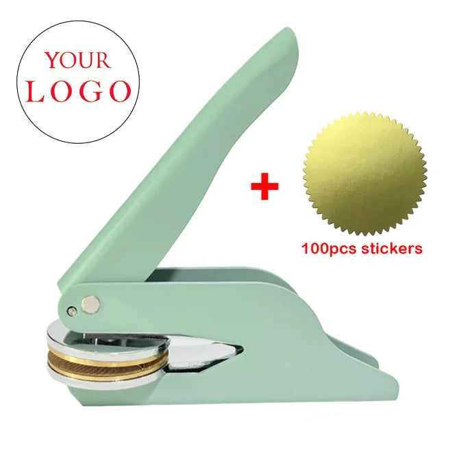 Embosser Stamp LOGO Customized Wedding Library Book Private Seals Customization Envelope Party Invitation Embossing Stamps DIY