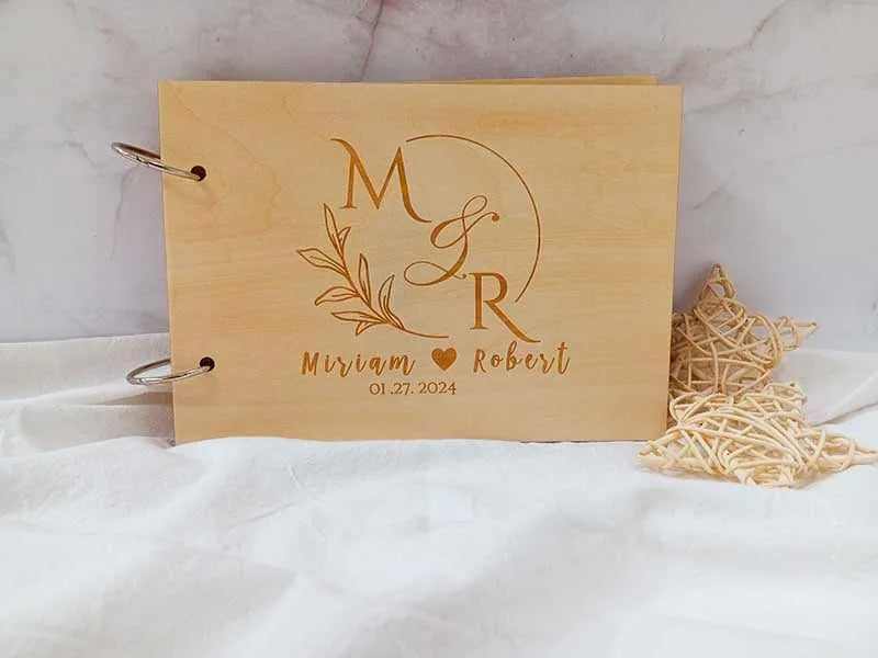 Custom Wedding Guestbook Rustic Wedding Decoration Mariage Signature Guestbook Party Decor Favor Anniversary Wedding Gifts