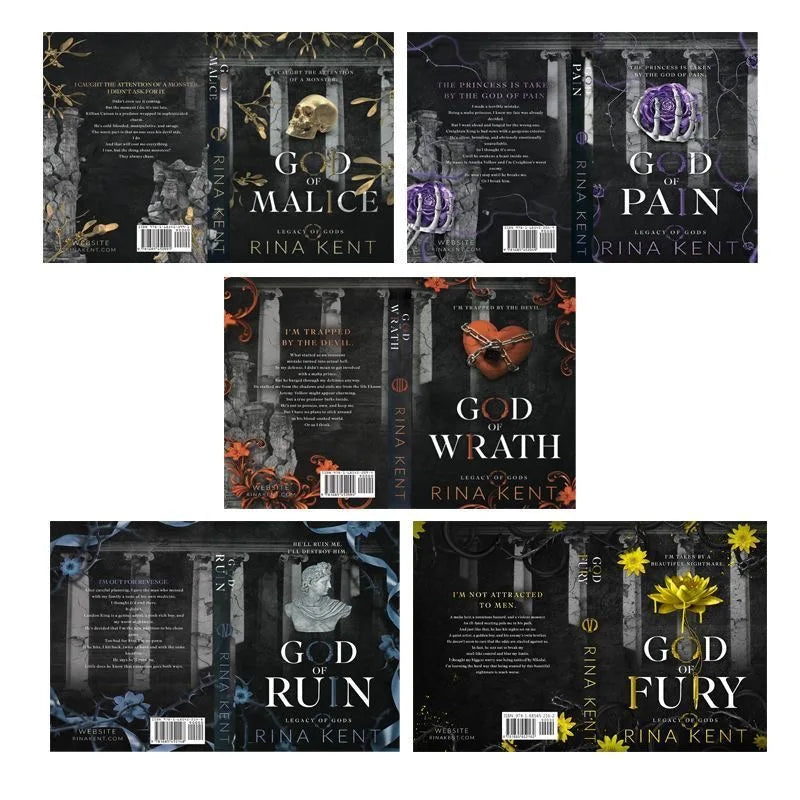Legacy of Gods Special Edition Rina Kent Volumes 1-6 Book Paperback in English