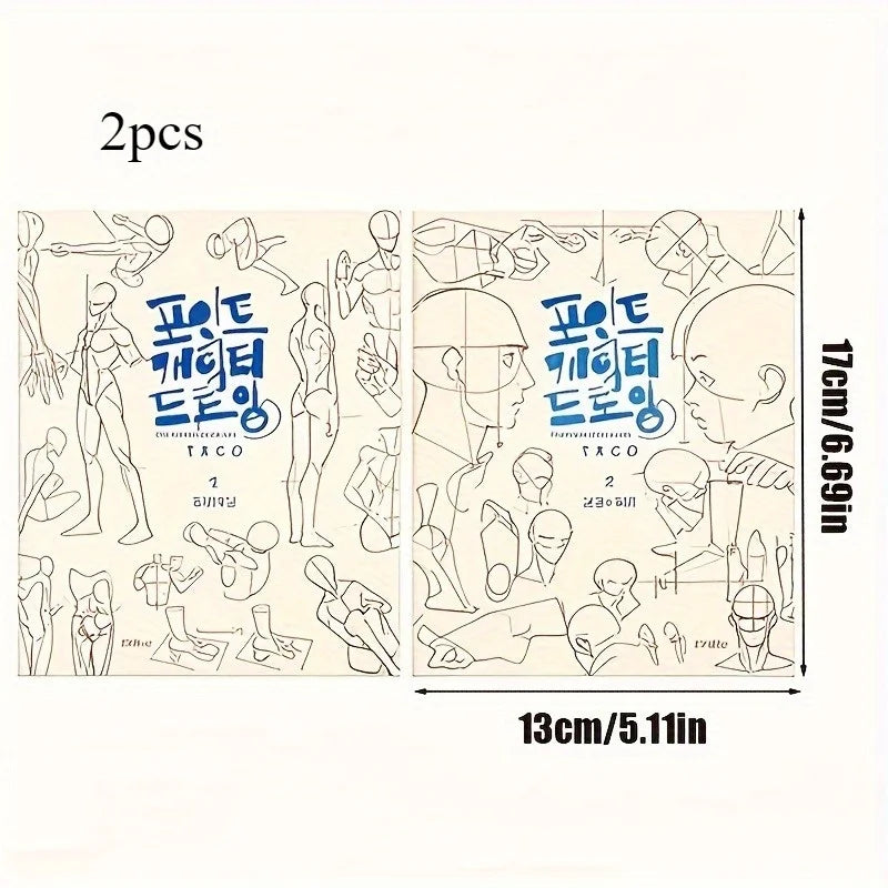 Figure Drawing Workbook: Secret Character Drawing, Figure Drawing Human Anatomy Atlas, Improve Your Artistic Skills Book