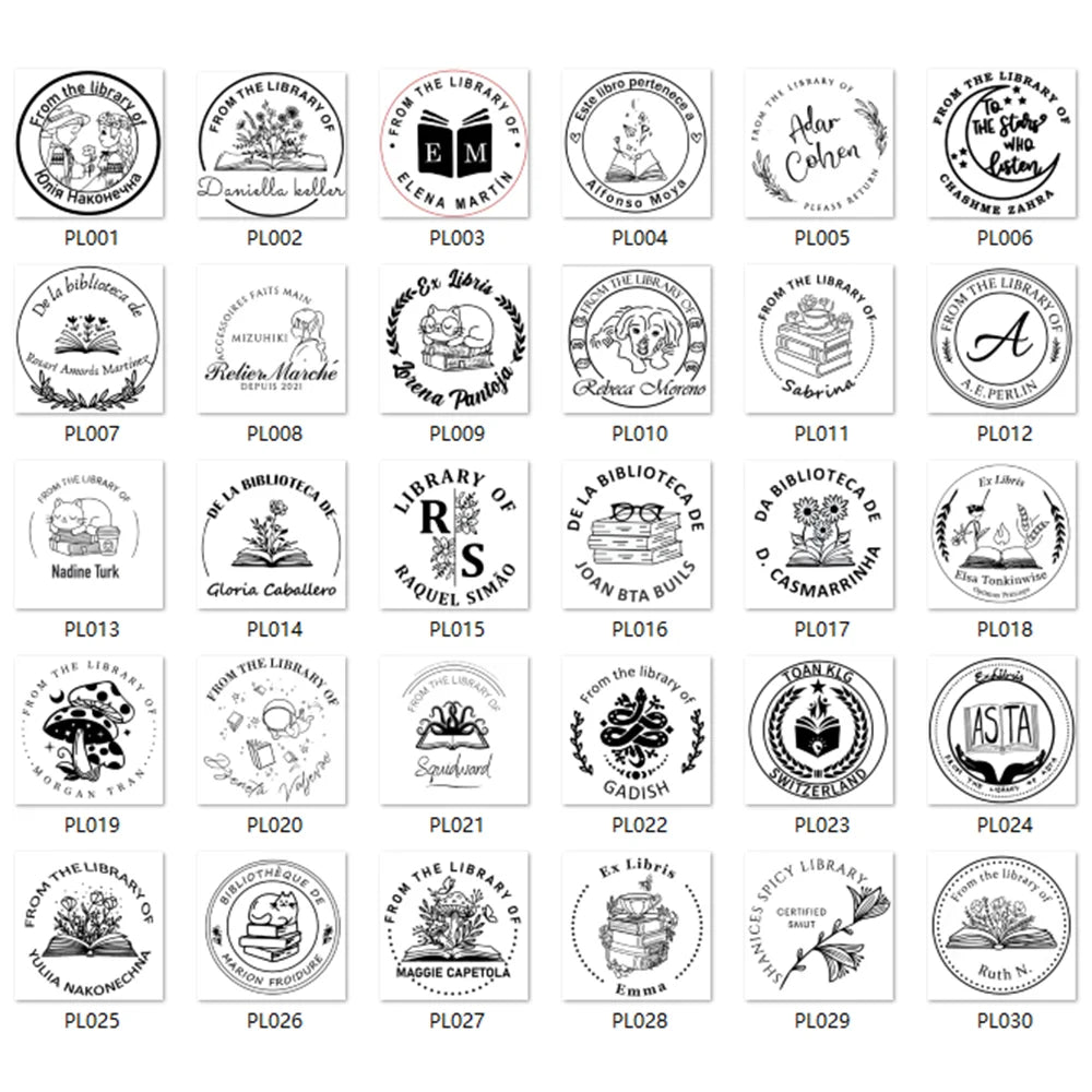 Customized Embossed Stamp Personalized Custom Book Embosser Seal Wedding Invitation Logo Customization Embossing Paper Stamps