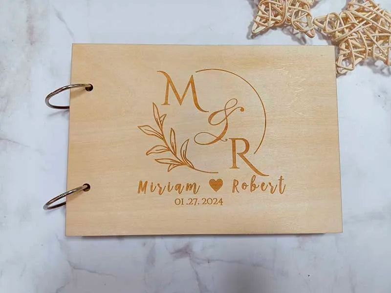 Custom Wedding Guestbook Rustic Wedding Decoration Mariage Signature Guestbook Party Decor Favor Anniversary Wedding Gifts