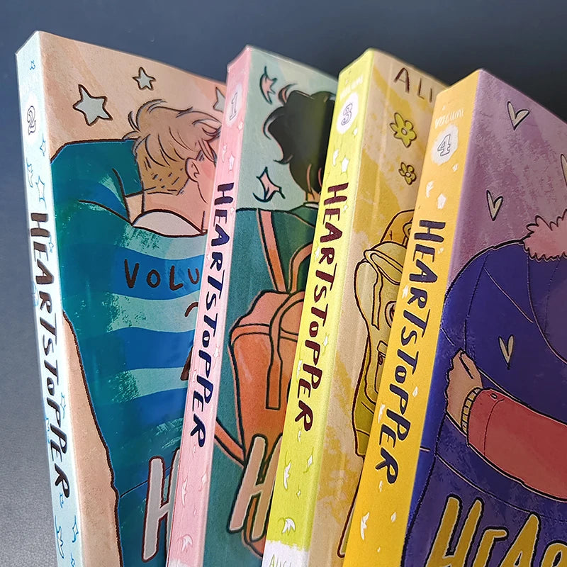 1 Book Heartstopper Series Volume 1/2/3/4 Books to read By Alice Oseman Heartstopper Books in english spreen books selectable