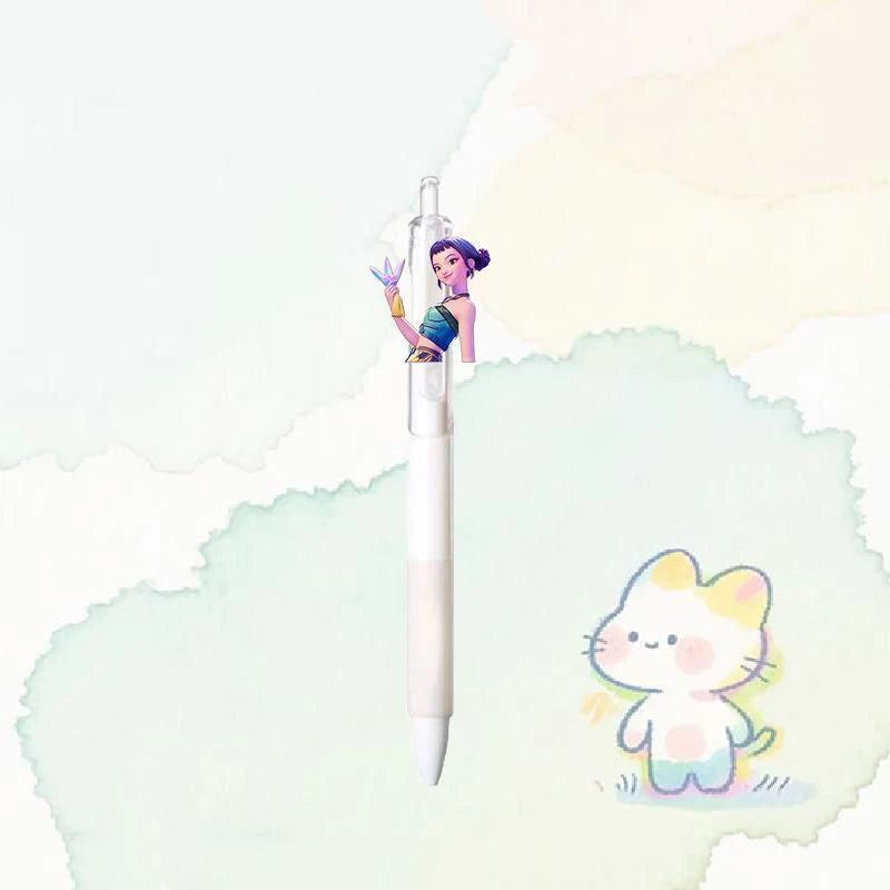 Kpop DDemon Hunter Notebook Acrylic Loose Leaf A7 Notebook Creative Rumi Mira Zoey Saja Cartoon DIY Notebook Student Stationery