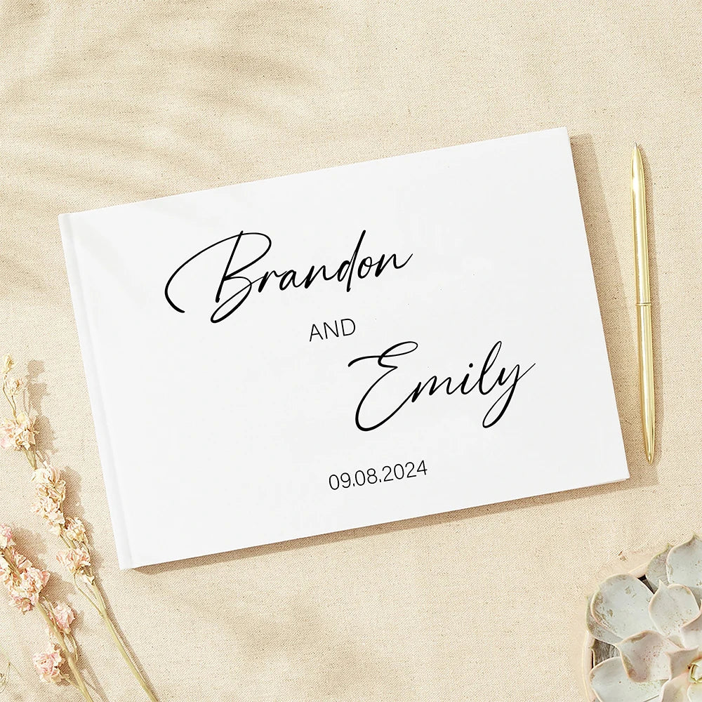 Guest Book Alternative, Wedding Guest book, Personalized Guestbook, Custom Guest Book, Scrapbook Photo Album, Rustic Wedding Dec