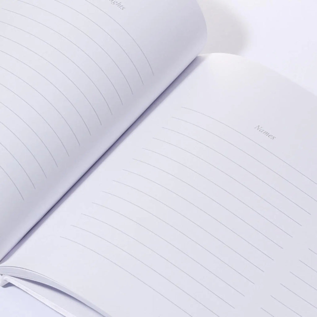 European Wedding Guest Book Guest Signing Book for Birthday Graduation Party