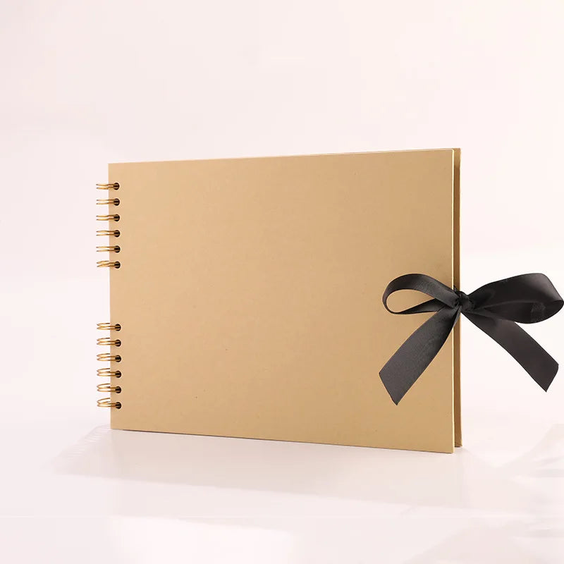 Personalized Wedding Guest Book Cleaning Photo Album Signning Anniversary Gift for Her Supplie Scrapbook Cover Printed Guestbook