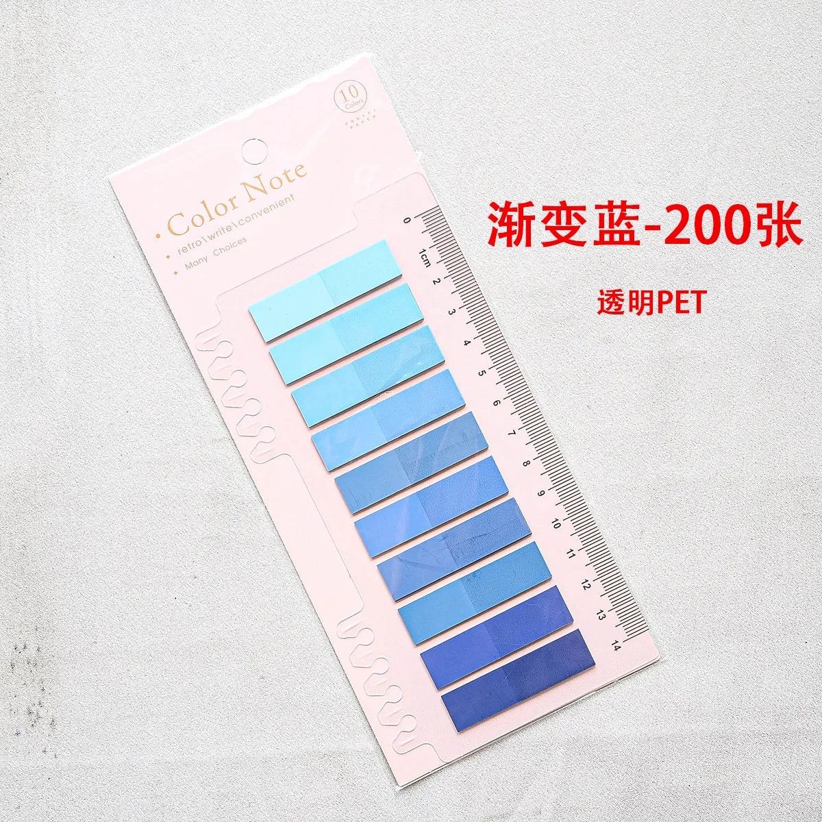 200 Sheets Transparent Sticky Notes Self-Adhesive Reading Annotation for Books Notepad Bookmarks Memo Pad Index Tabs