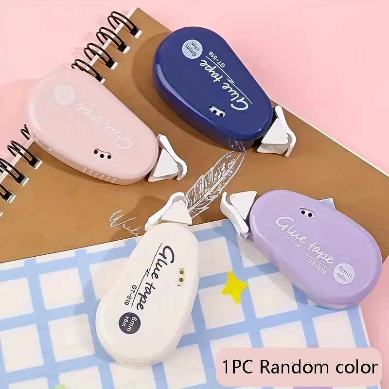 6m*6mm Double Sided Adhesive Dots Tape Handbook Glue Tape DIY Scrapbooking Collage Roller Glue Stationery Office School Supplies