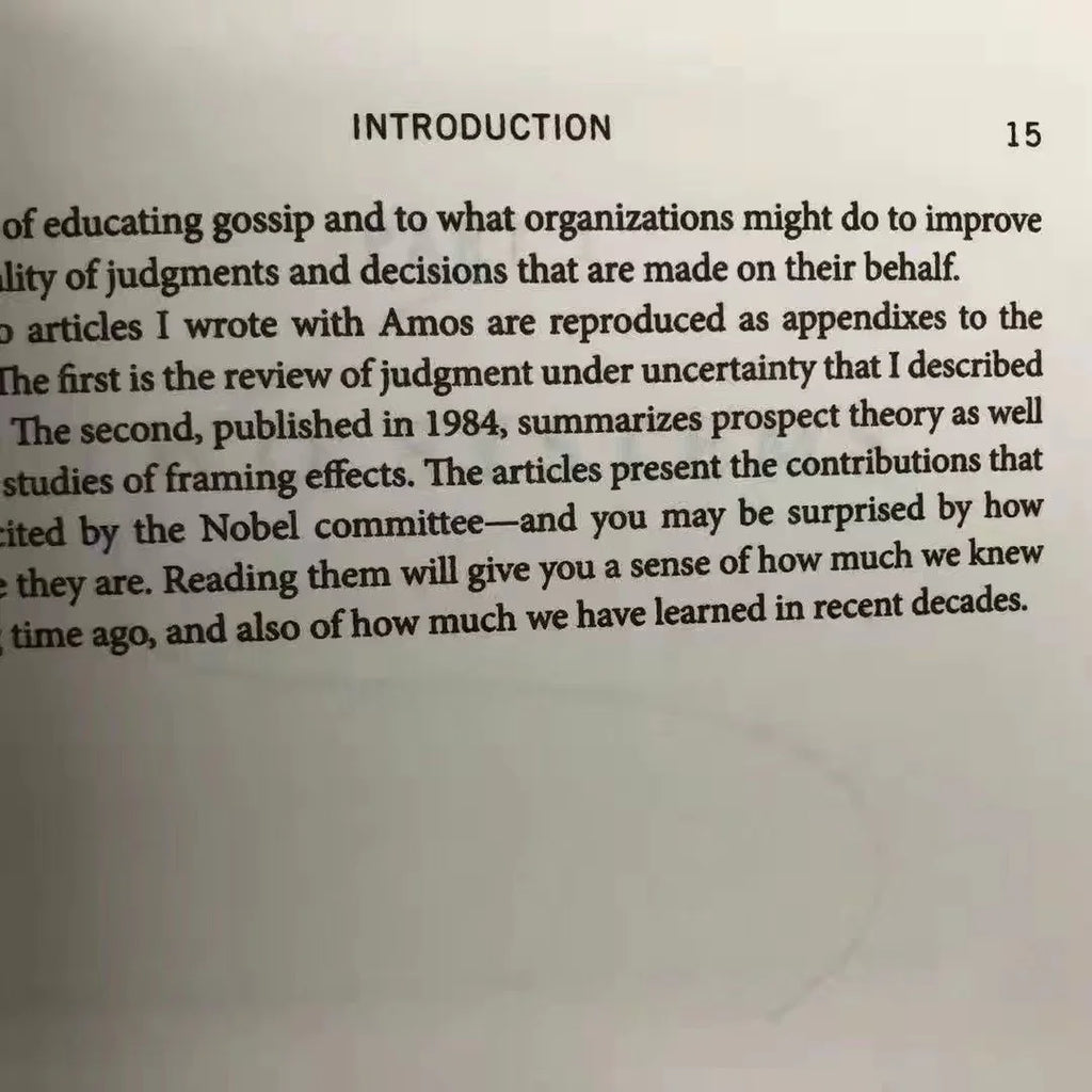 Thinking Fast and Slow Economic Books In English Self Management Novels