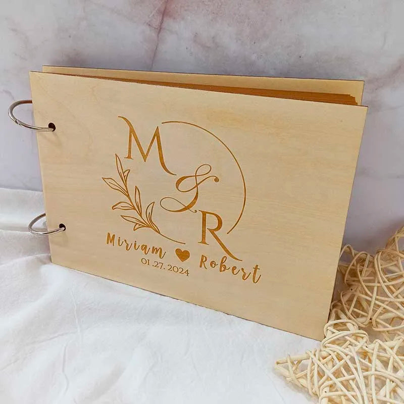 Custom Wedding Guestbook Rustic Wedding Decoration Mariage Signature Guestbook Party Decor Favor Anniversary Wedding Gifts