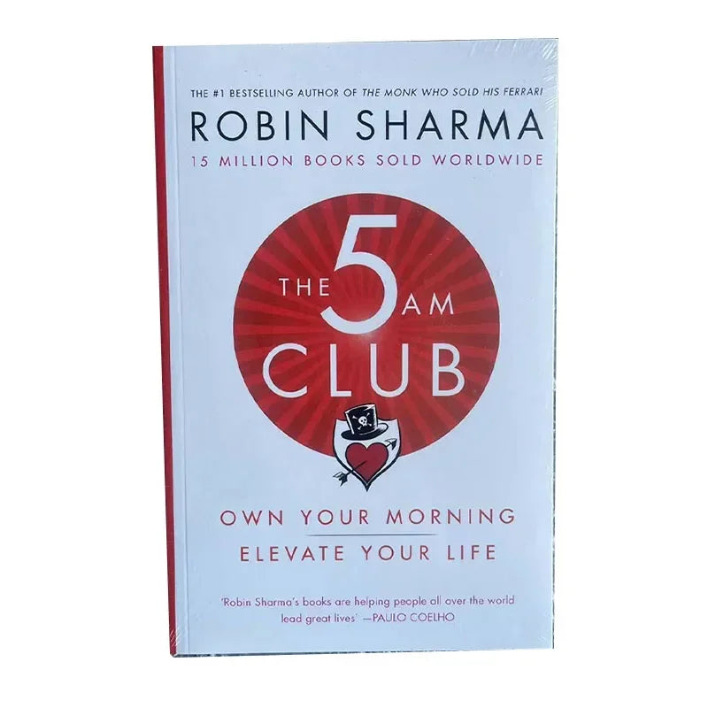 The 5AM Club By Robin Sharma Own Your Morning Elevate Your Life English Book psicologia  libros  book  books