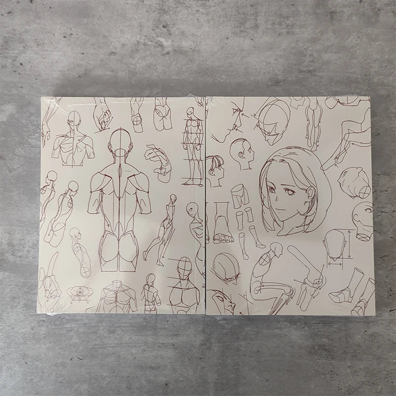Korean Painter's Secret Character Quick Drawing Book Art Book Human Body Structure Modeling Hand-painted Technique Books