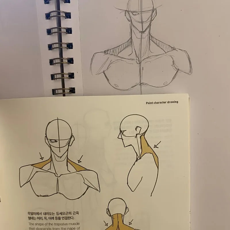 Figure Drawing Workbook: Secret Character Drawing, Figure Drawing Human Anatomy Atlas, Improve Your Artistic Skills Book