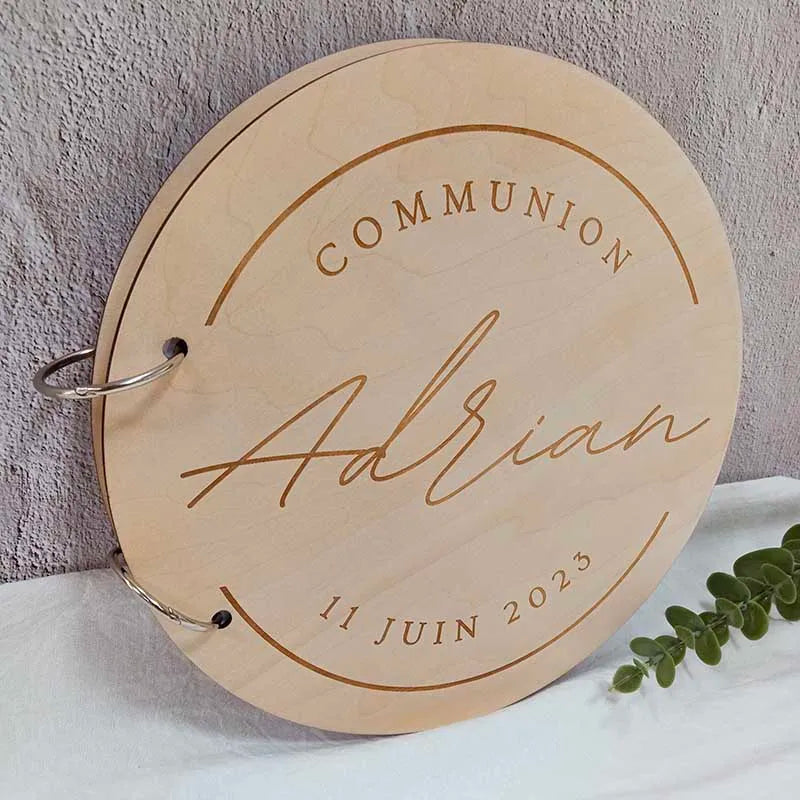 Personalized Wooden Guestbook Wedding Guestbook Baby Shower Decorations Boy Girl Party Supplies Communion Details For Guests