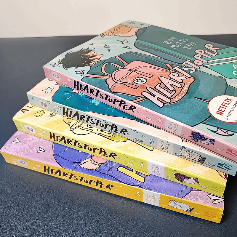1 Book Heartstopper Series Volume 1/2/3/4 Books to read By Alice Oseman Heartstopper Books in english spreen books selectable