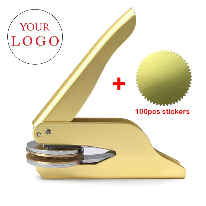 Embosser Stamp LOGO Customized Wedding Library Book Private Seals Customization Envelope Party Invitation Embossing Stamps DIY