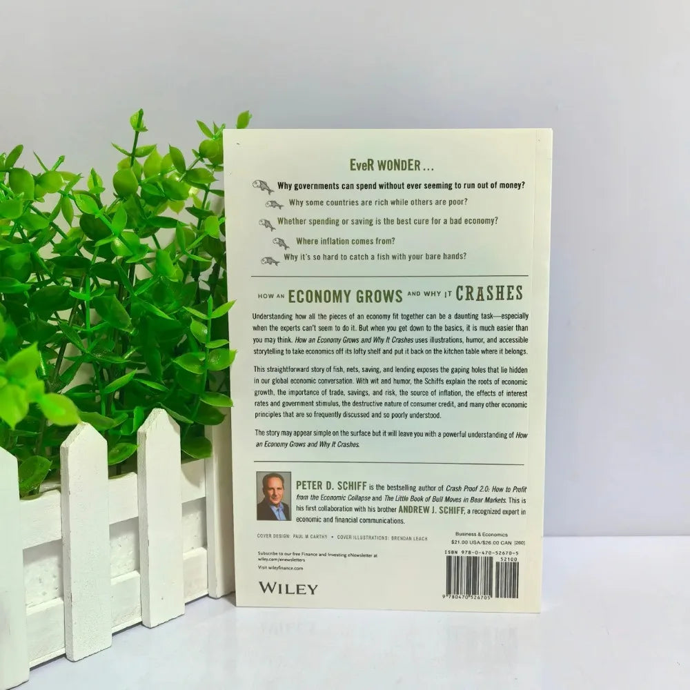 How An Economy Grows and Why It Crashes Paperback Book in English