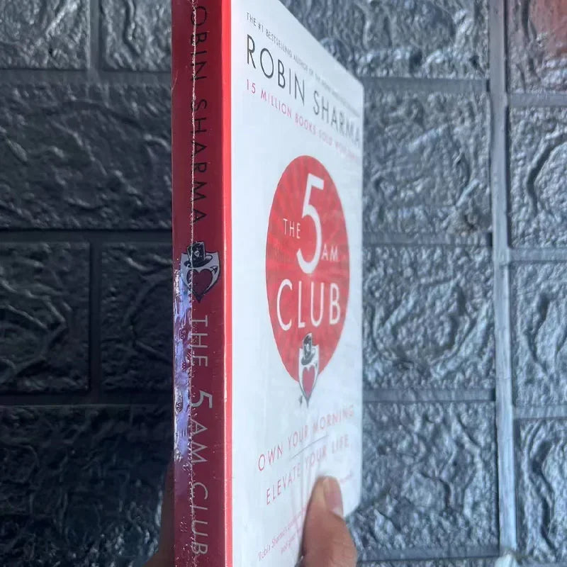 The 5AM Club By Robin Sharma Own Your Morning Elevate Your Life English Book psicologia  libros  book  books