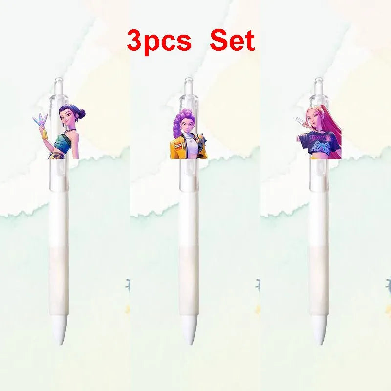 Kpop DDemon Hunter Notebook Acrylic Loose Leaf A7 Notebook Creative Rumi Mira Zoey Saja Cartoon DIY Notebook Student Stationery