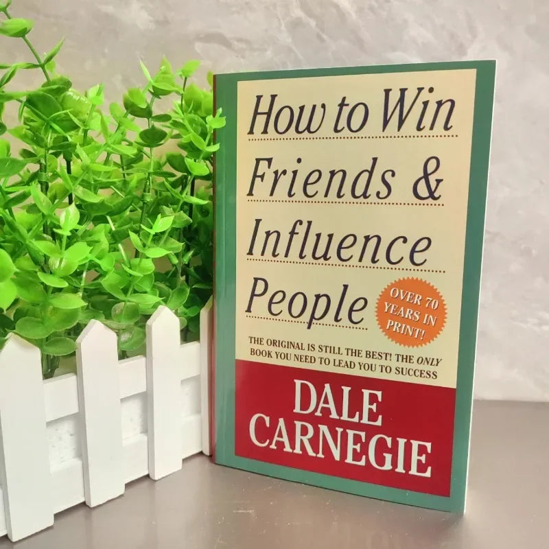 How to Win Friends and Influence People by Dale Carnegie - Self Help Improve Social Skills Leadership Communication English Book
