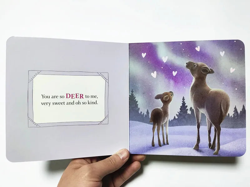 English Children's Parent-child Interactive Cardboard Book 'I Love You Like No Otter'