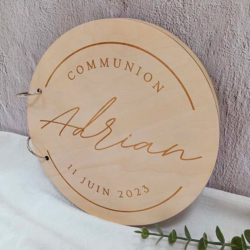 Personalized Wooden Guestbook Wedding Guestbook Baby Shower Decorations Boy Girl Party Supplies Communion Details For Guests