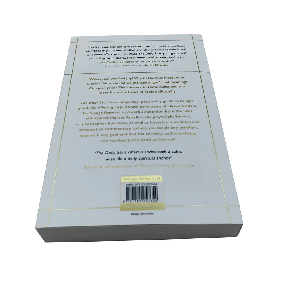 The Daily Stoic by Ryan Holiday 366 Meditations,on Wisdom Perseverance and the Art of Living Book Libros English book