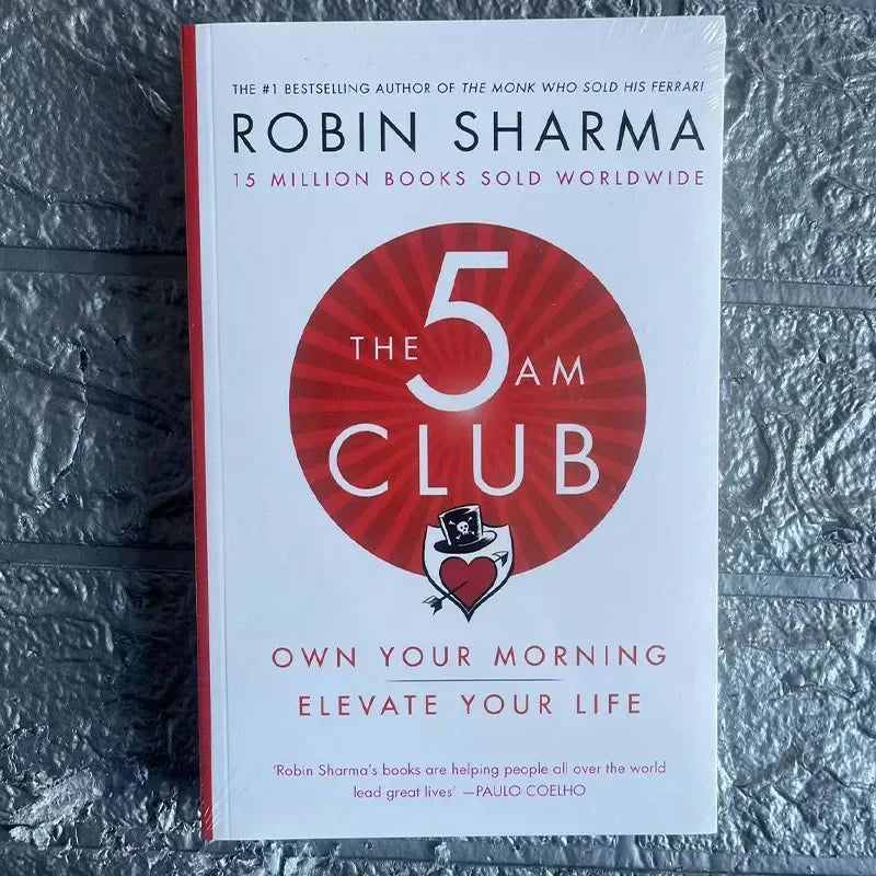 The 5AM Club By Robin Sharma Own Your Morning Elevate Your Life English Book psicologia  libros  book  books