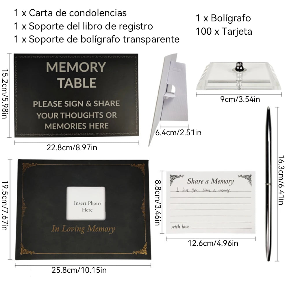 Funeral guest book Signature Funeral reception sign-in book Souvenir photo album Birthday Anniversary Love memorial service