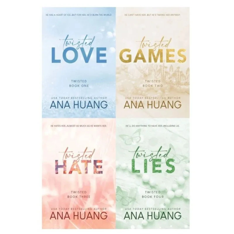 Twisted Series By Ana Huang Books Love /Games / Hate /Lies Paperback English Novel Book