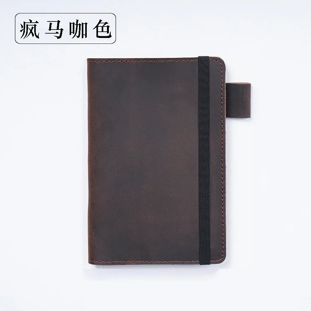 Travel Note Book Wax Thread Sewing Journal Genuine Leather Notebook Handmade DIY  Men Women Exquisite Gift Retro Durable Planner