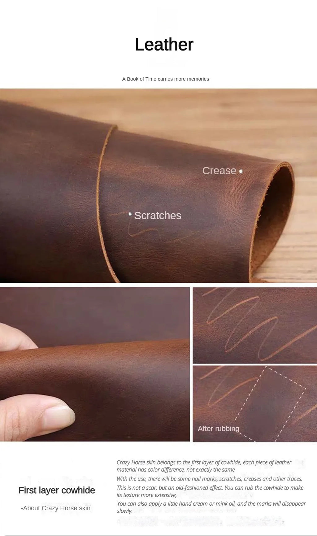 Travel Note Book Wax Thread Sewing Journal Genuine Leather Notebook Handmade DIY  Men Women Exquisite Gift Retro Durable Planner