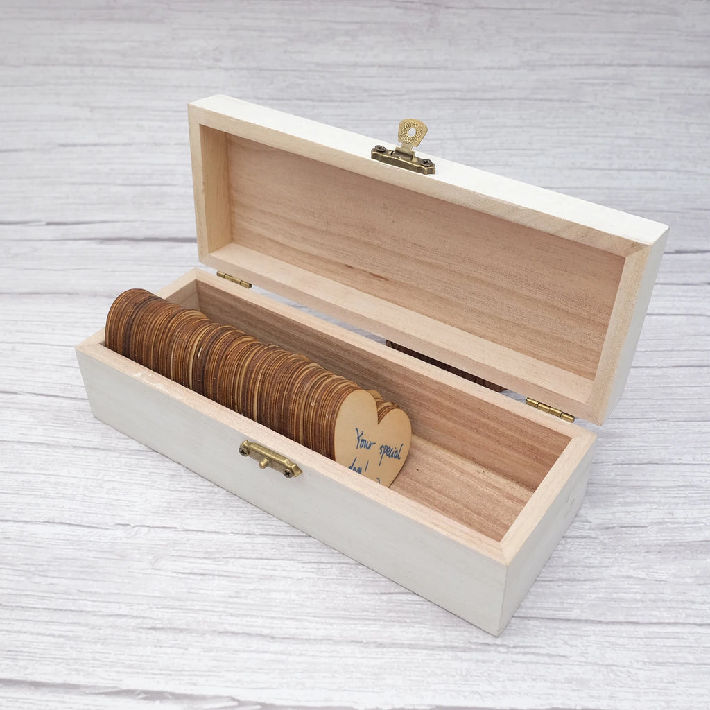 Custom Wedding Guestbook, Rustic Wedding Keepsake Box,Alternative Engraved Wooden Wedding Guest Book,Drop Box Hearts Wedding Gif