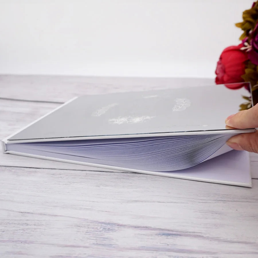 Personalized Signature Guest Book Custom Acrylic Mirror Bride & Groom Name Wedding Gift Bridal Shower Festive Party Supplies